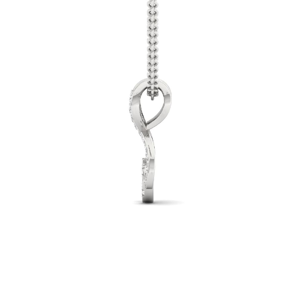 Infinity Bloom Diamond Cluster Infinity Pendant