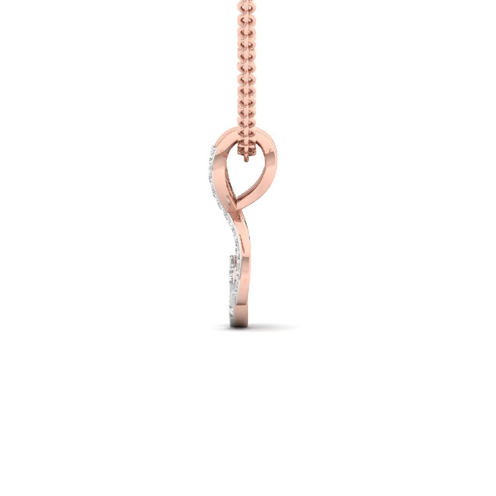 Infinity Bloom Diamond Cluster Infinity Pendant