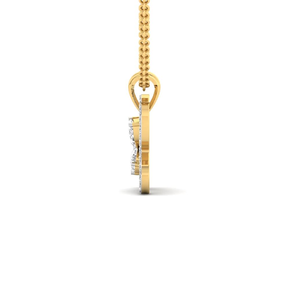 Butterfly Diamond Pendant 