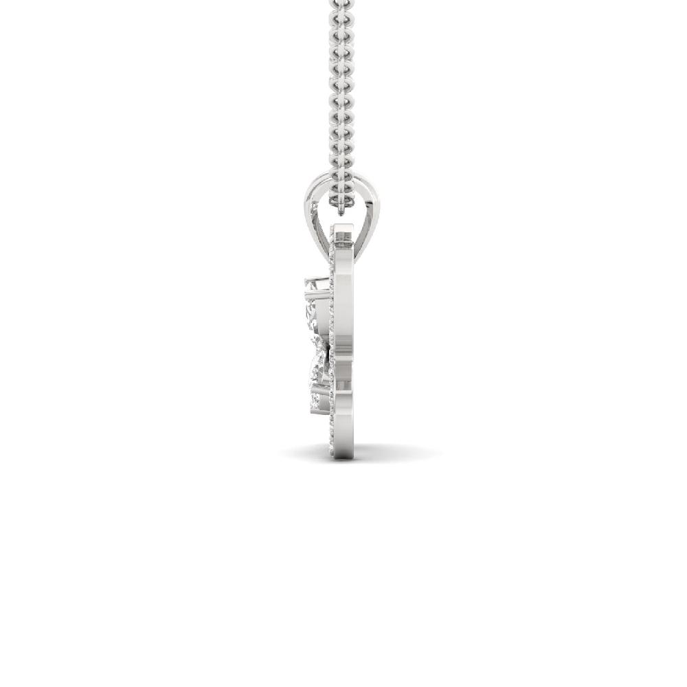 Butterfly Diamond Pendant 