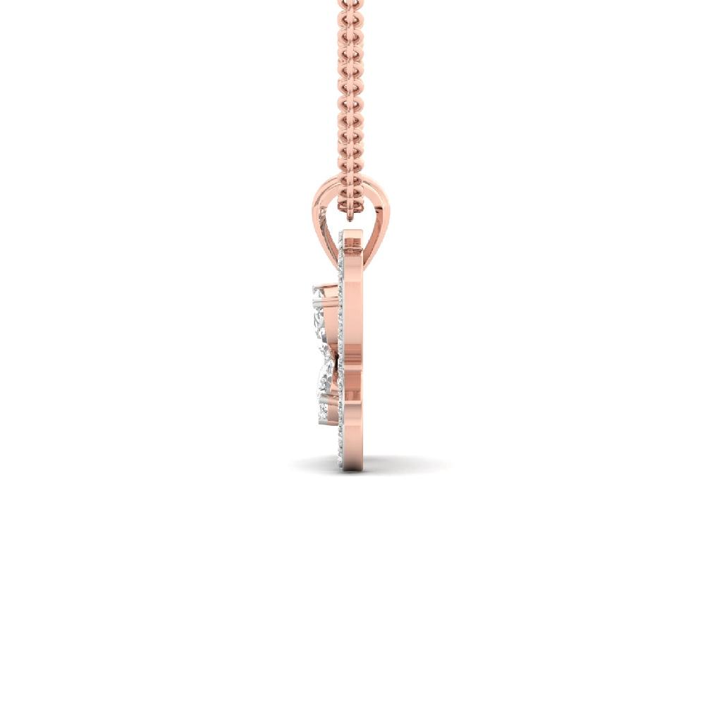 Butterfly Diamond Pendant 