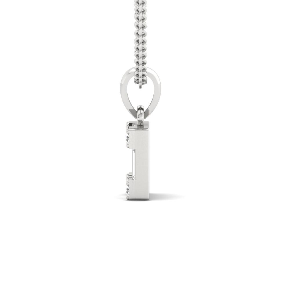 EliteSquare Baguette & Round Cut  Cvd Lab Grown Diamond Pendant 