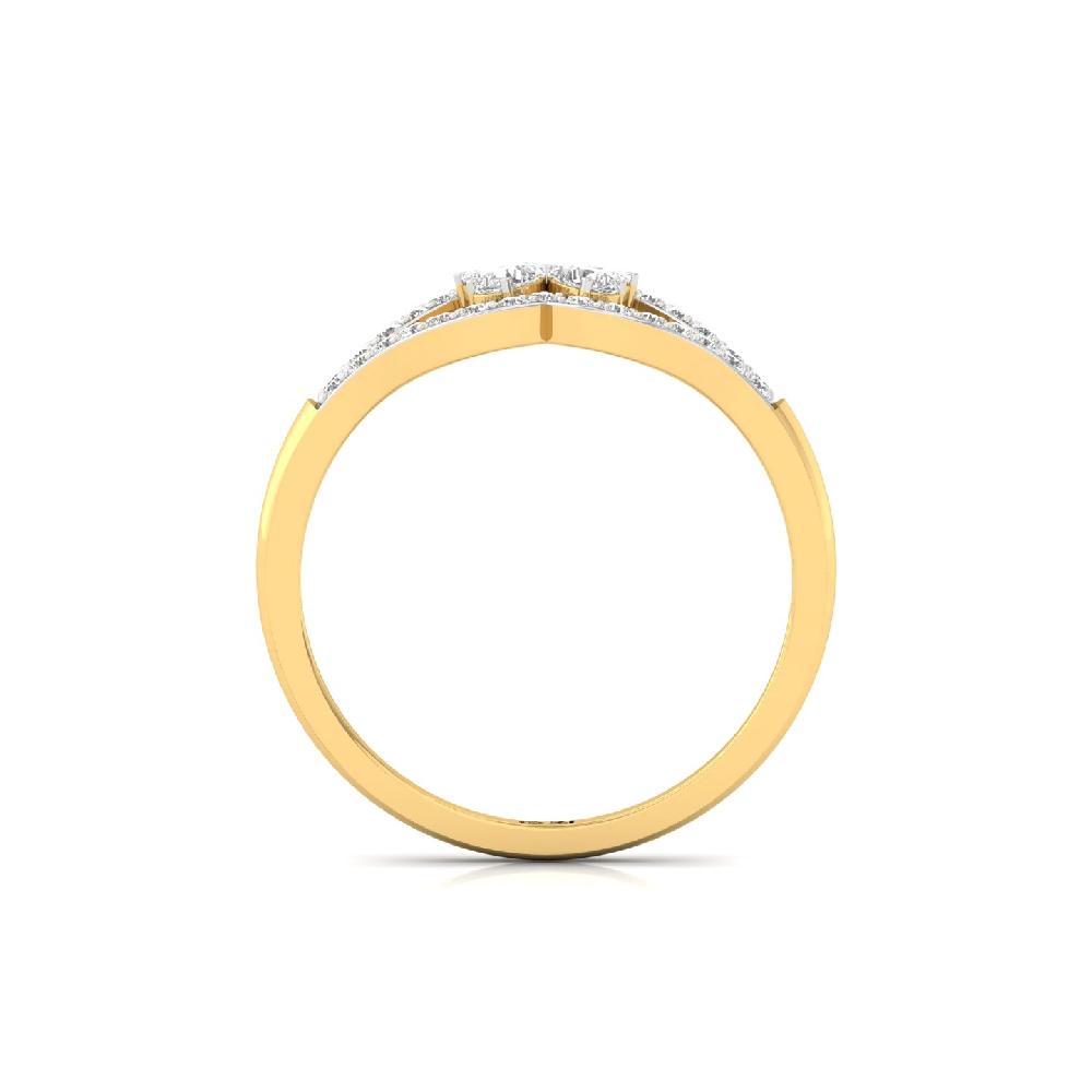 0.47 CT Pear & Marquise Cut Lab Grown Diamond Ring