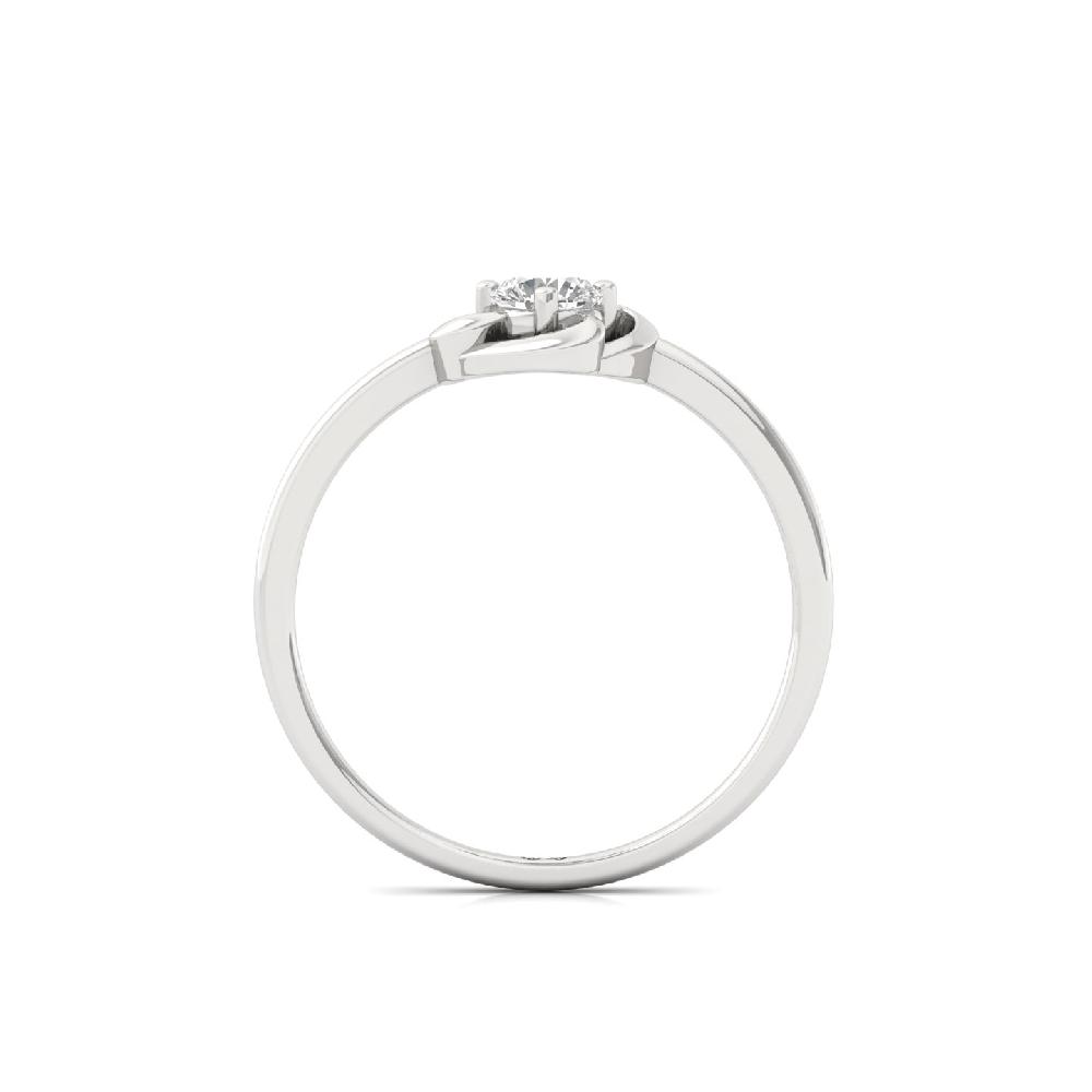 Delicate Knot Round Cut Lab Grown Design Ring