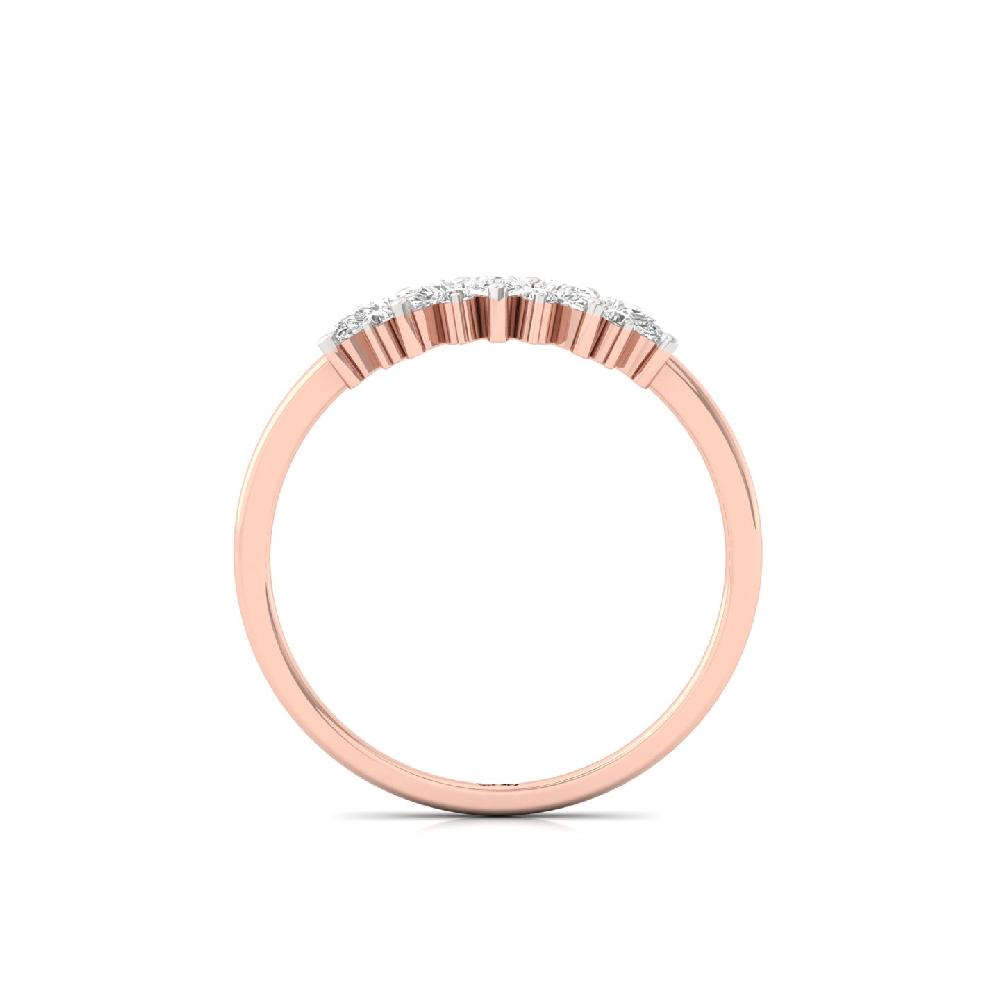 Pear-Cut Lab Grown Diamond Arc Ring