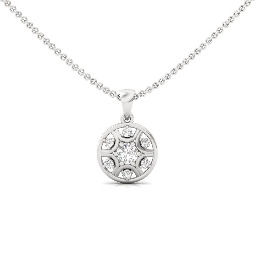Classic Round Cut Lab Grown Diamond Pendant