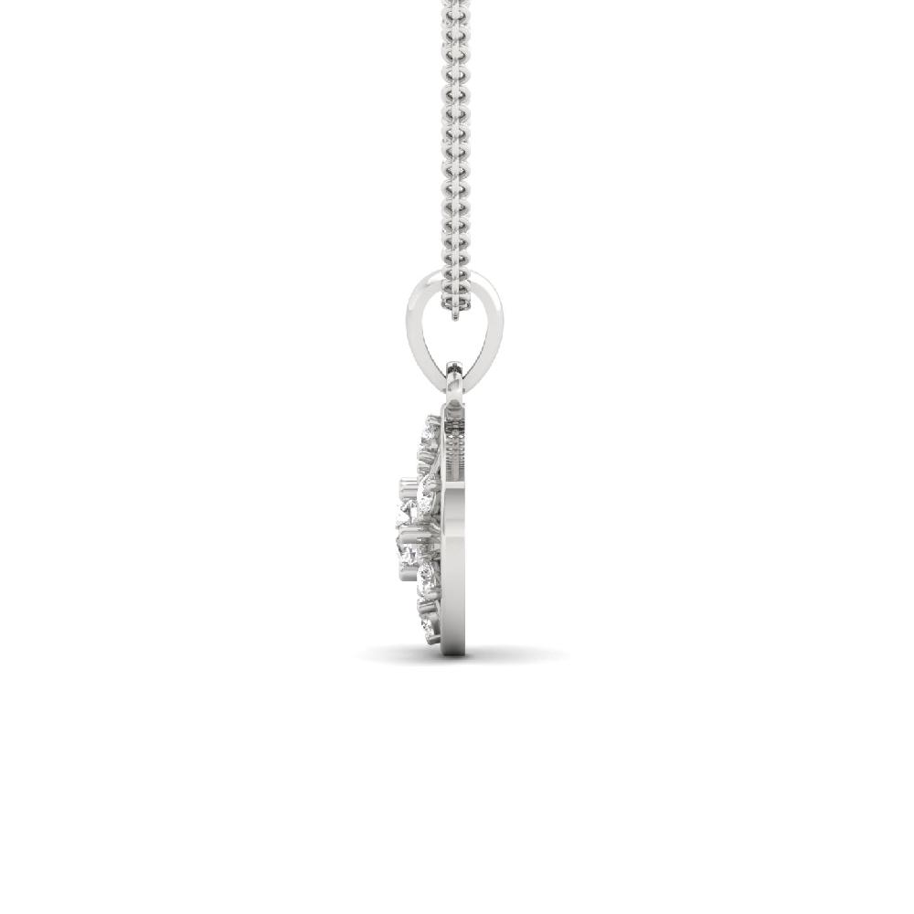 Classic Round Cut Lab Grown Diamond Pendant