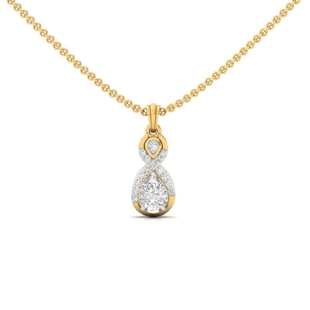 Infinity Halo CVD Diamond Pendant