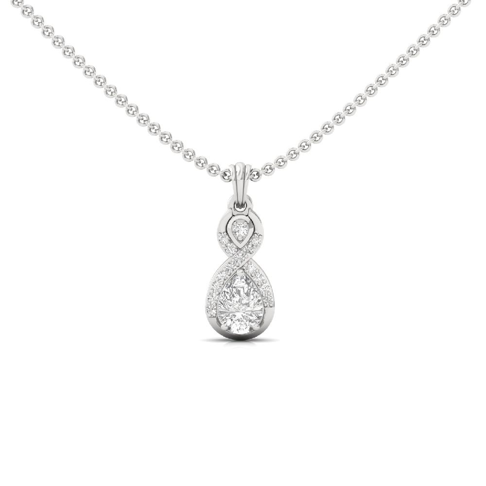 Infinity Halo CVD Diamond Pendant