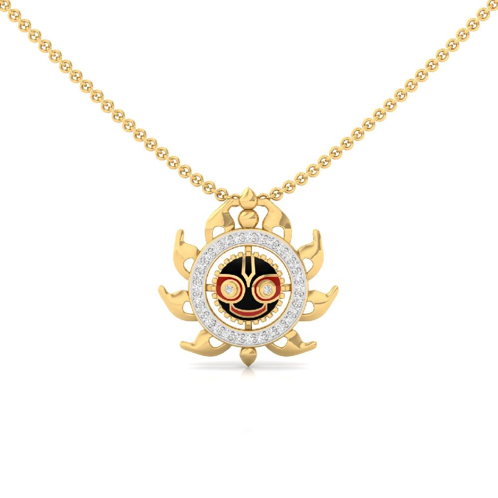 Sacred Swirl Lab Grown Diamonds Pendant  