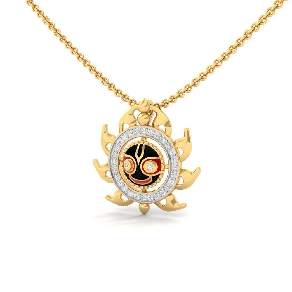 Sacred Swirl Lab Grown Diamonds Pendant  