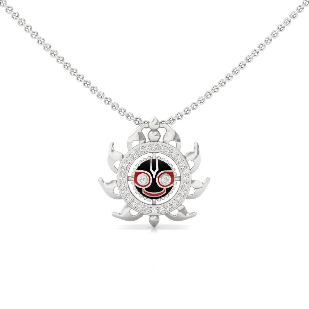 Sacred Swirl Lab Grown Diamonds Pendant  