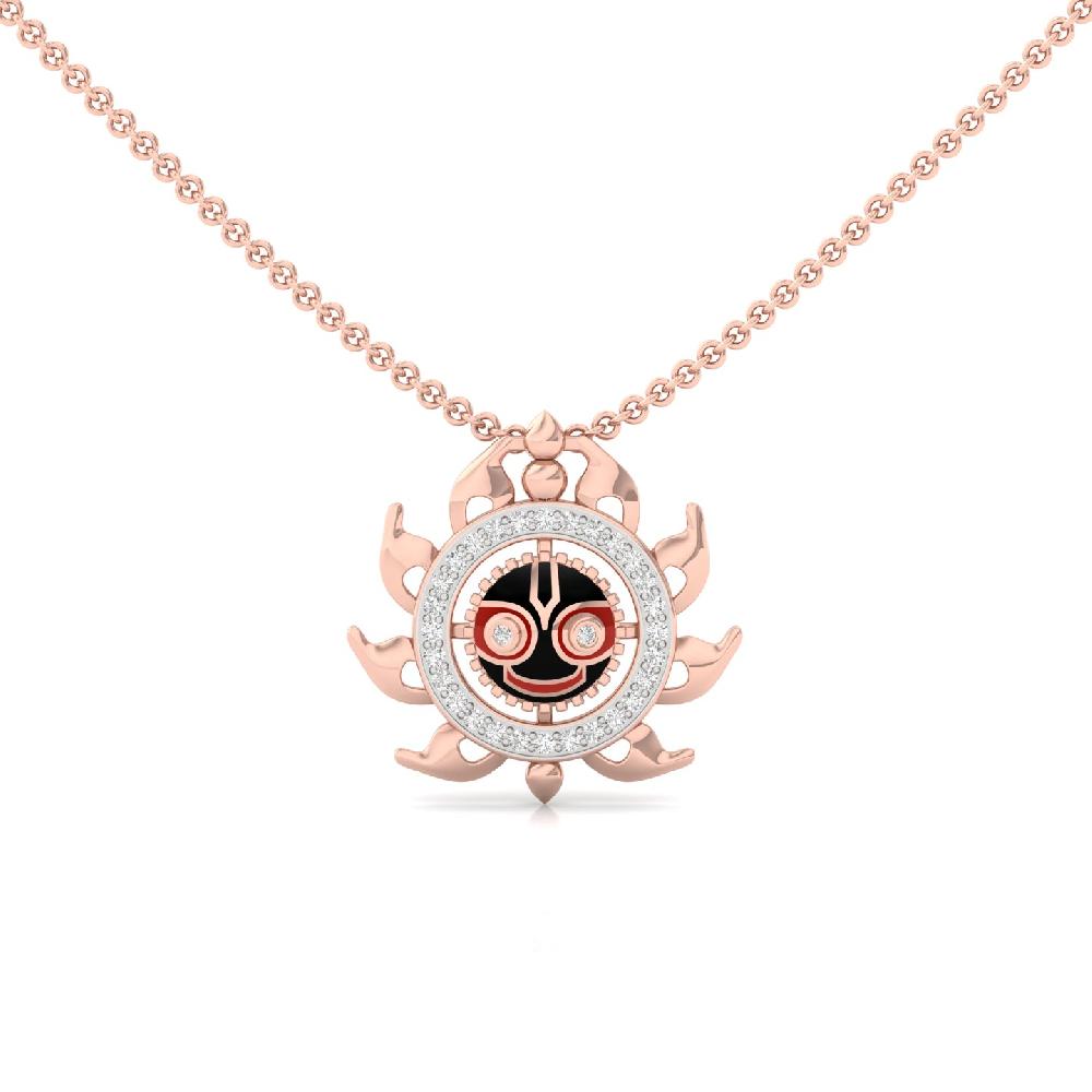 Sacred Swirl Lab Grown Diamonds Pendant  