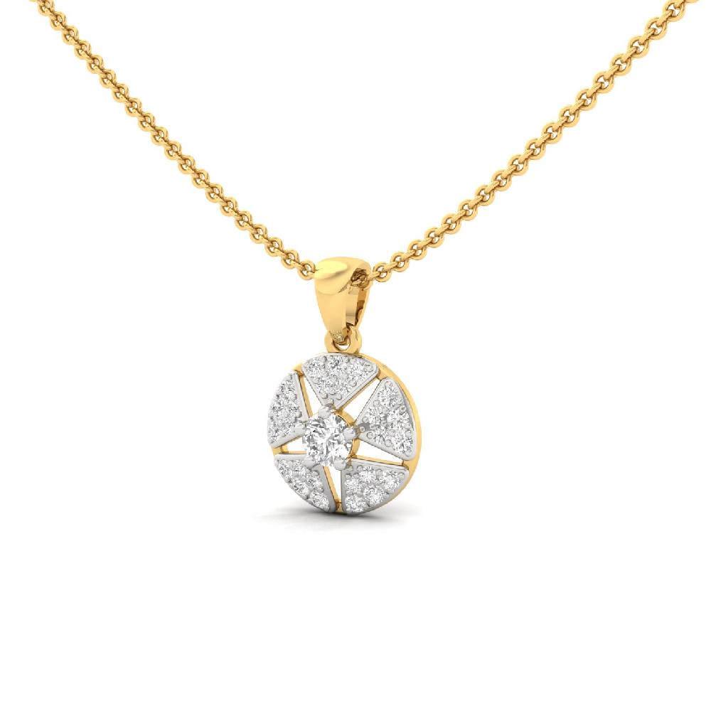 Stellar Bloom Pendant with Lab-Grown Diamonds