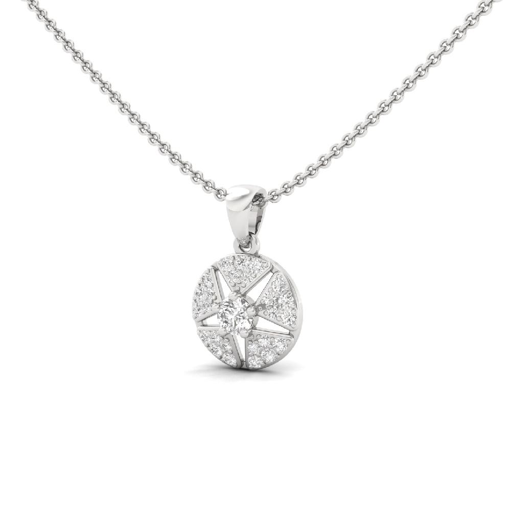Stellar Bloom Pendant with Lab-Grown Diamonds