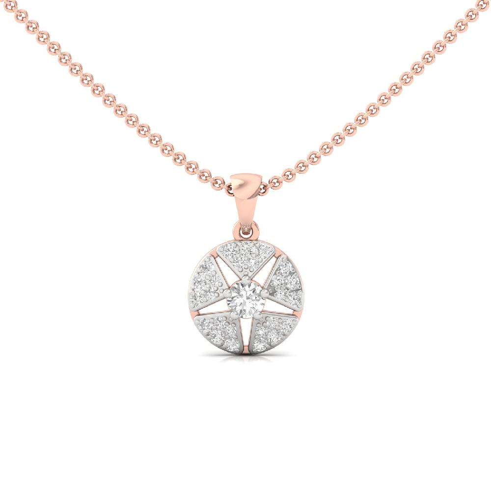 Stellar Bloom Pendant with Lab-Grown Diamonds