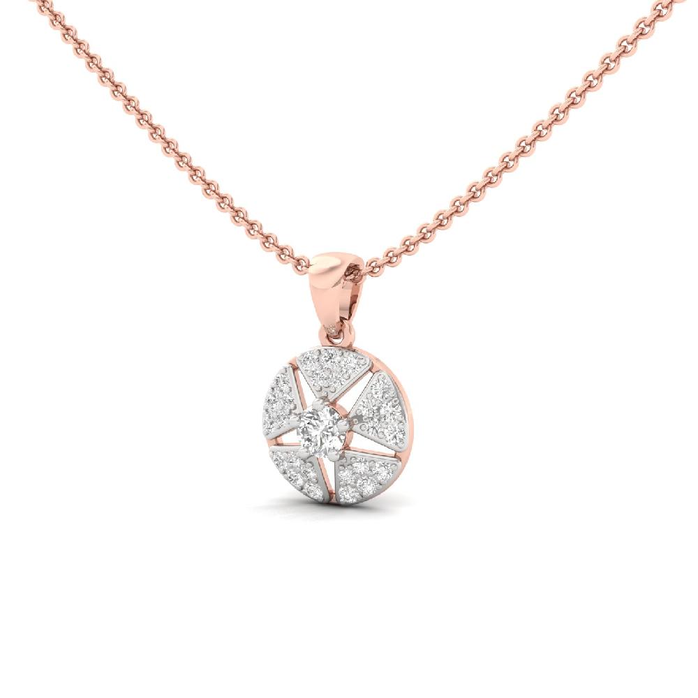 Stellar Bloom Pendant with Lab-Grown Diamonds