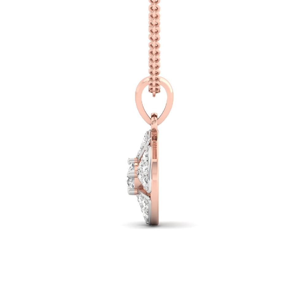 Stellar Bloom Pendant with Lab-Grown Diamonds