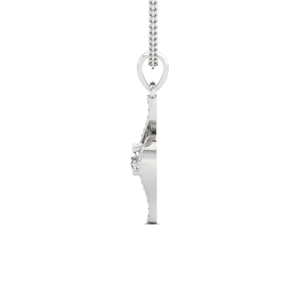 Swirl Radiance Lab Grown Diamond Pendant