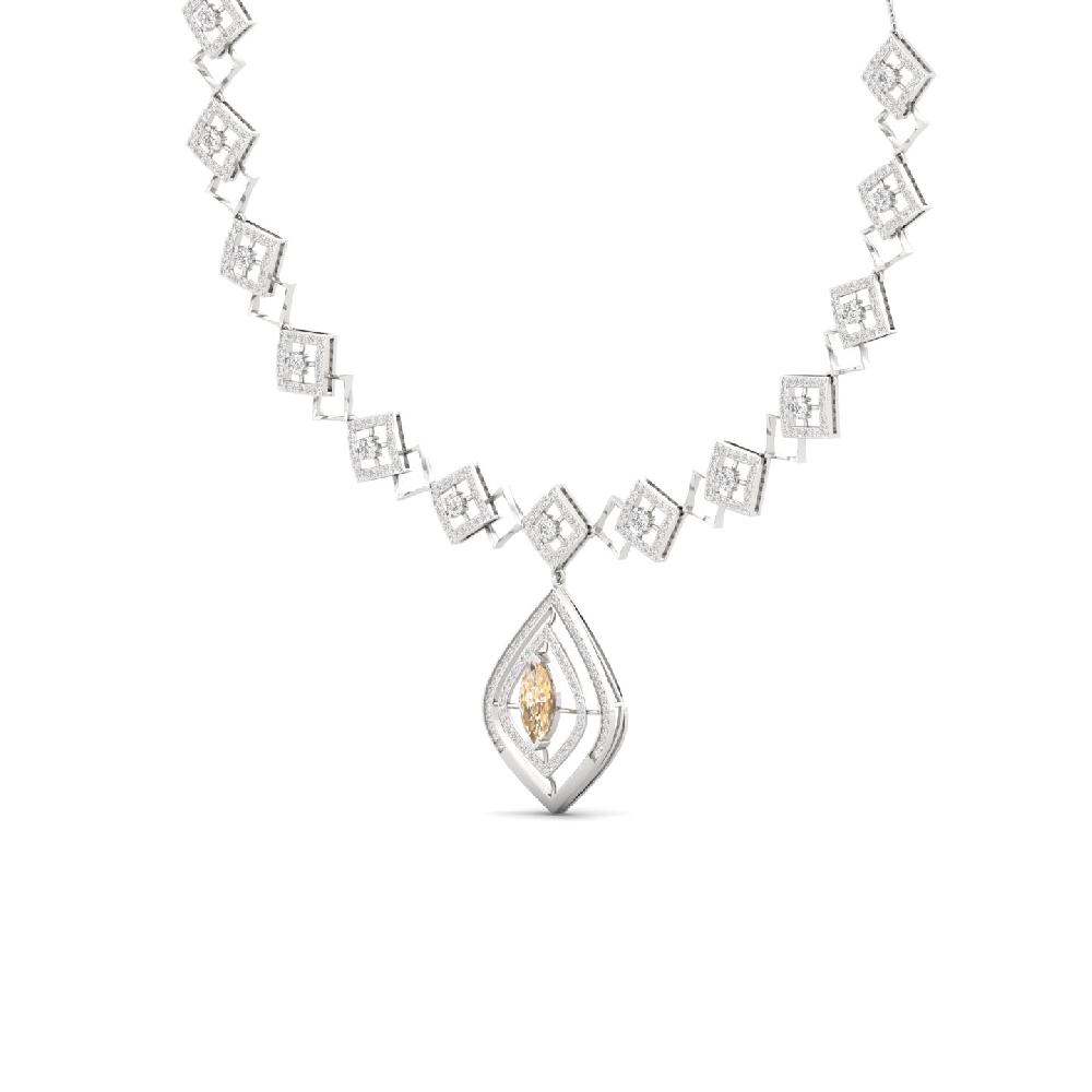 Geometric Designer Cvd Diamond Necklace
