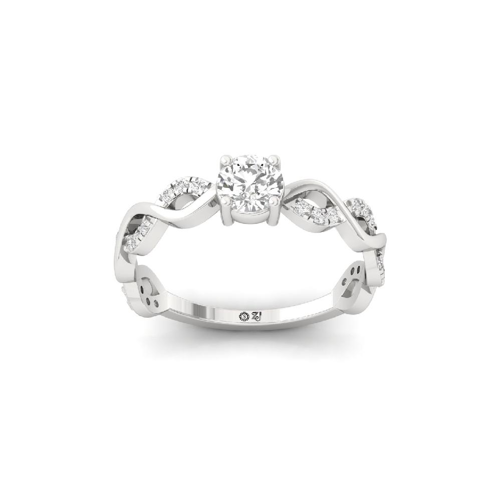 Timeless 0.52ct Round Cut Solitaire in Lab Grown Diamonds