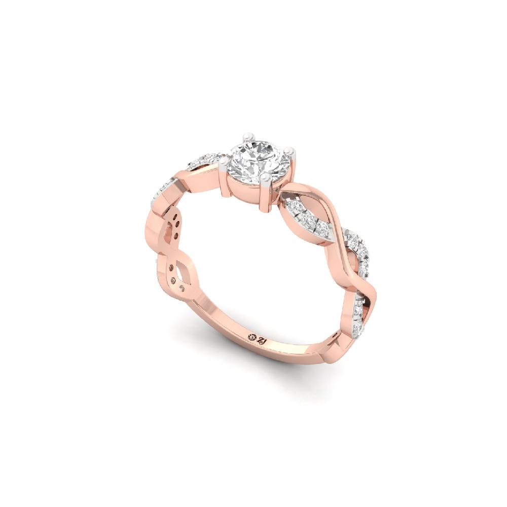 Timeless 0.52ct Round Cut Solitaire in Lab Grown Diamonds