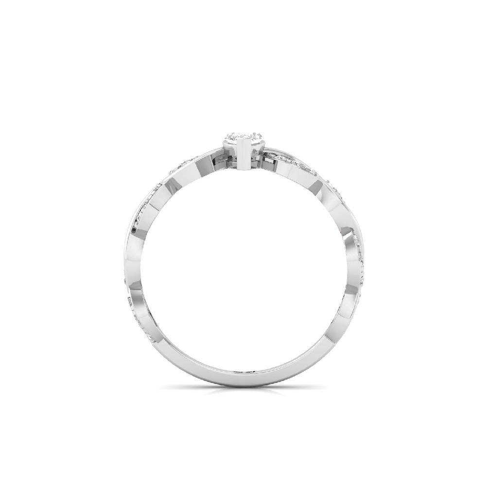 0.28ct Marquise Cut Solitaire Lab Grown Diamond Ring