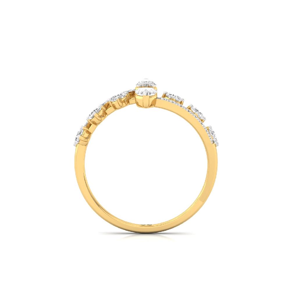 Pear & Round Duo CVD Lab Grown Diamond Ring
