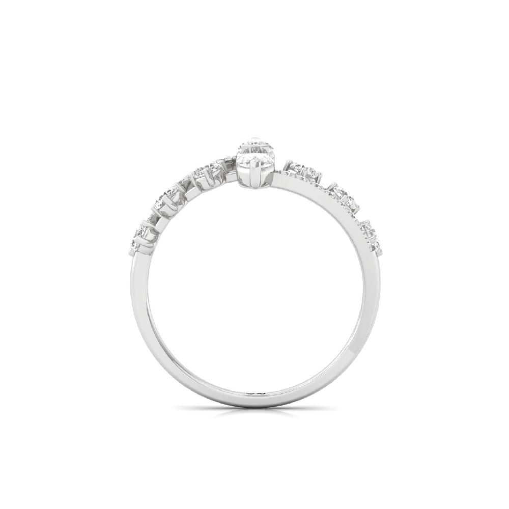 Pear & Round Duo CVD Lab Grown Diamond Ring