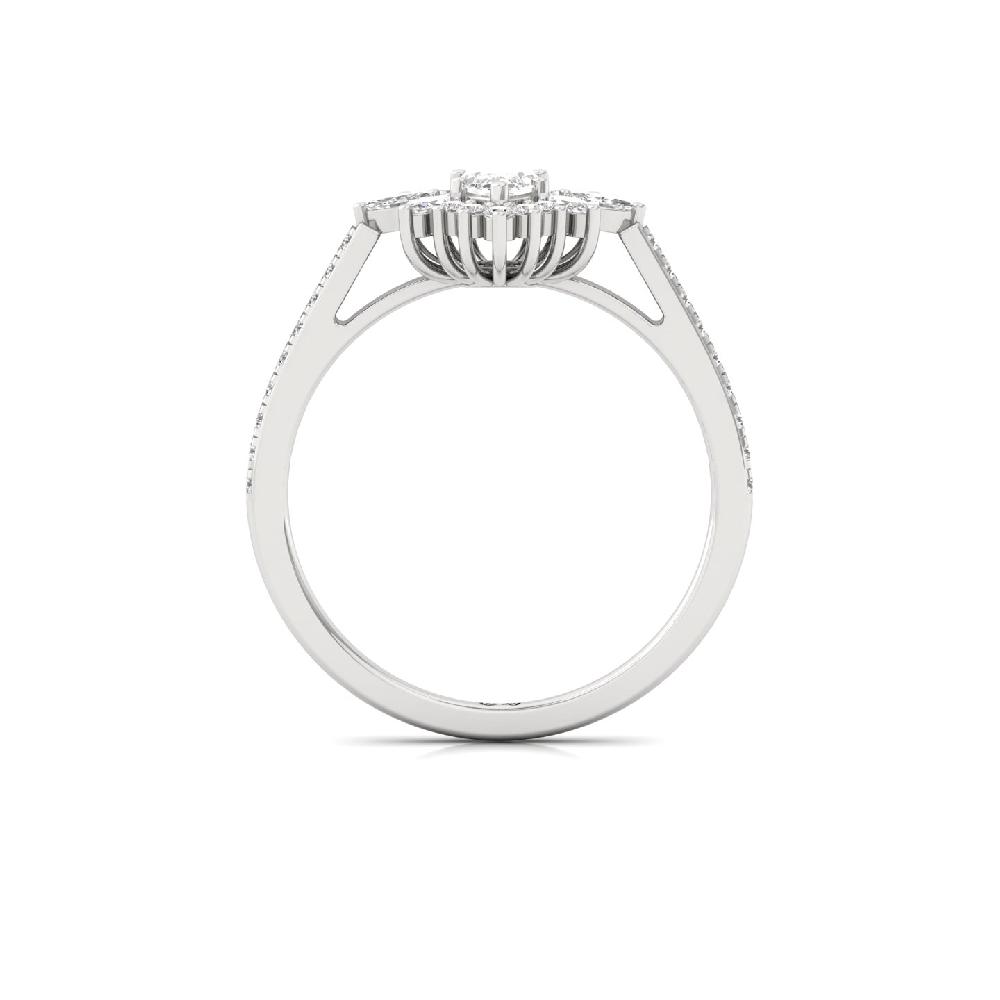 0.28ct Marquise Solitaire Lab Grown Diamond Ring