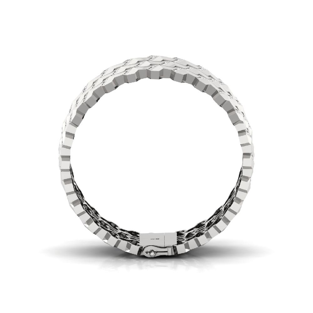 Statement Lab Grown Diamond Men's Tennis Bracelet 