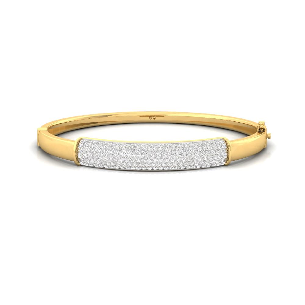Round Cut Lab Grown Diamond Bracelet for Men