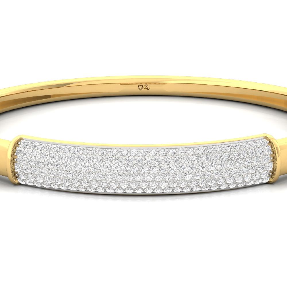 Round Cut Lab Grown Diamond Bracelet for Men