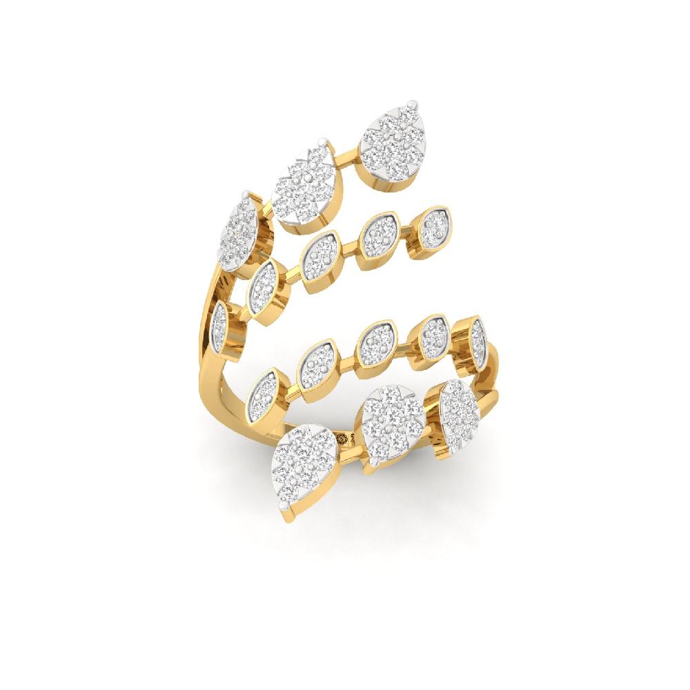 Luxury Round Cut  Lab Grown Diamond Ring