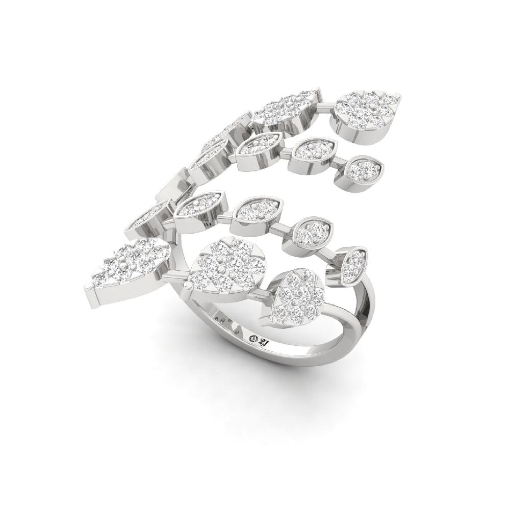 Luxury Round Cut  Lab Grown Diamond Ring