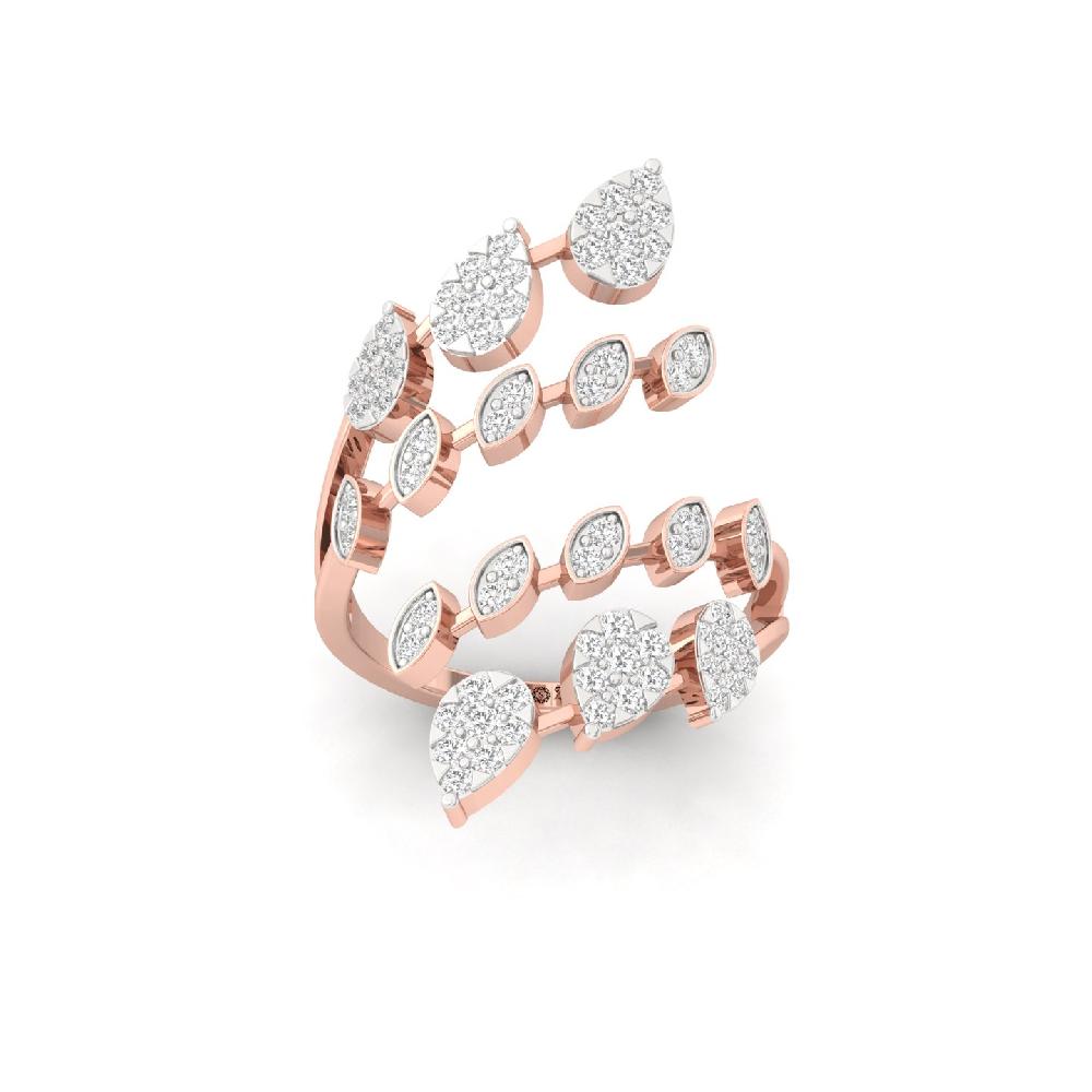 Luxury Round Cut  Lab Grown Diamond Ring