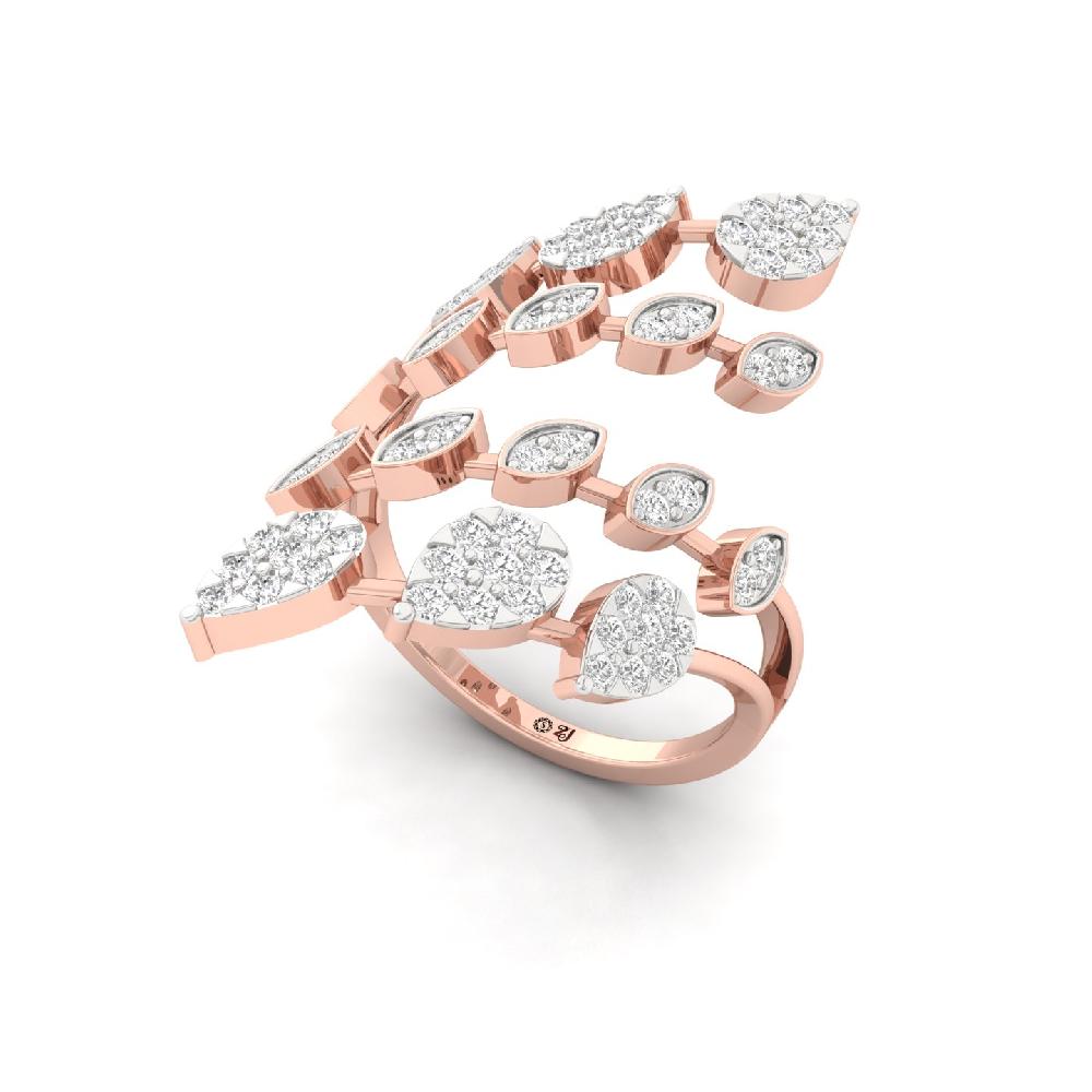 Luxury Round Cut  Lab Grown Diamond Ring