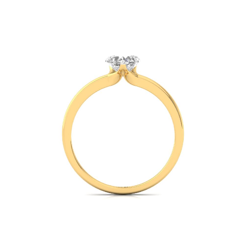0.76ct Heart Cut Lab Grown Diamond Solitaire Ring