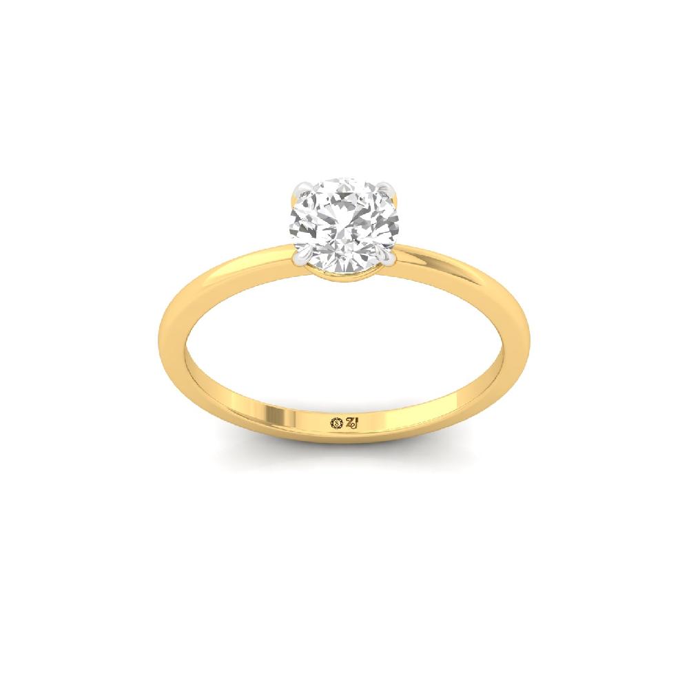 0.90ct Solitaire Round Lab Grown Diamond Ring