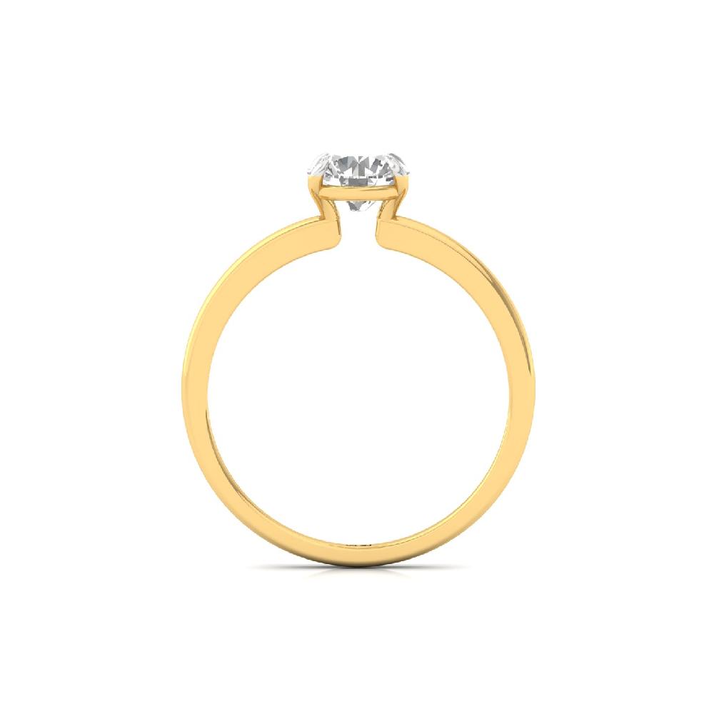 0.90ct Solitaire Round Lab Grown Diamond Ring