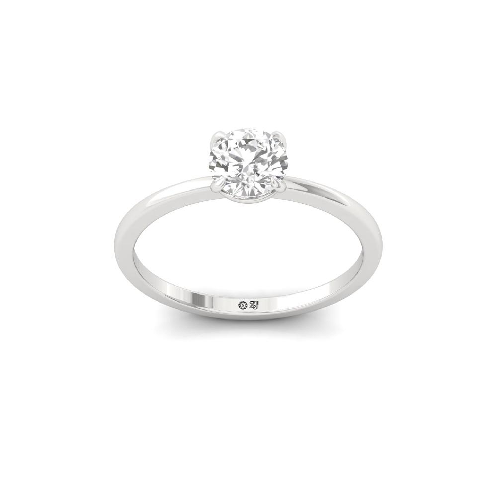 0.90ct Solitaire Round Lab Grown Diamond Ring