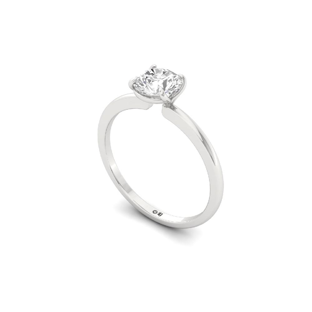 0.90ct Solitaire Round Lab Grown Diamond Ring