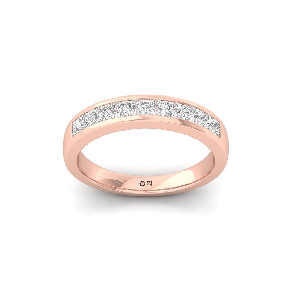 Princess Radiance 0.88 Carat CVD Diamond Ring