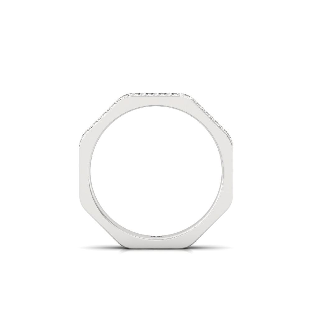 Sovereign Wide Band CVD Diamond Accent Ring