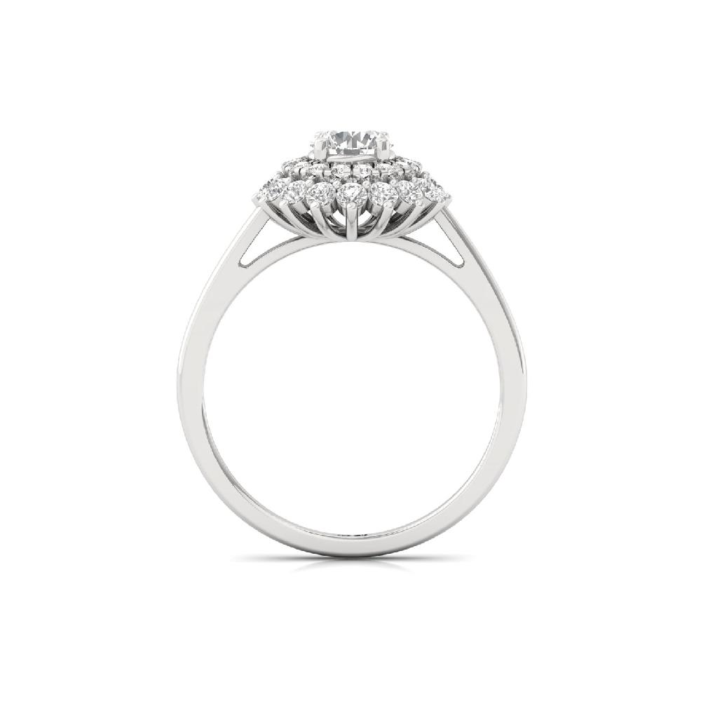 Grandeur One-Carat CVD Diamond Ring with Center