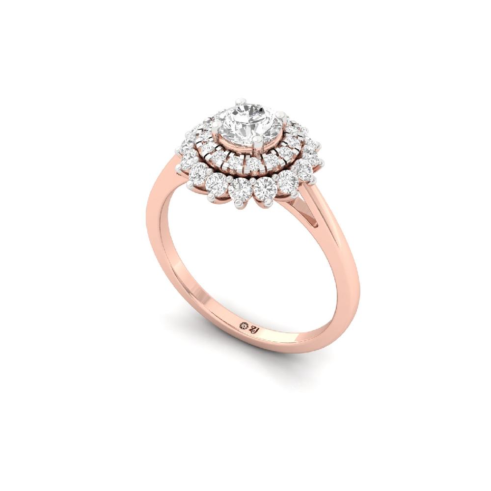 Grandeur One-Carat CVD Diamond Ring with Center