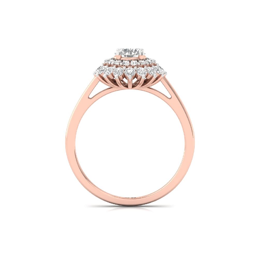 Grandeur One-Carat CVD Diamond Ring with Center