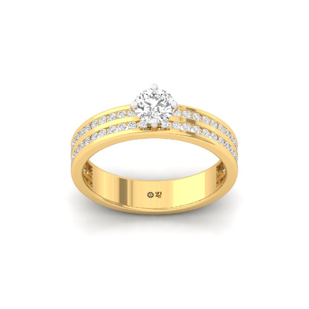 Imperial Splendor CVD Diamond Ring with Center
