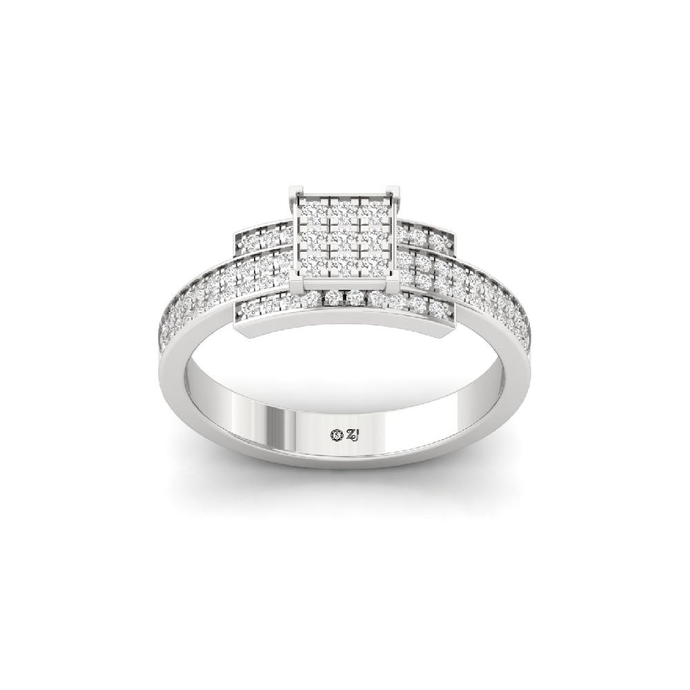 Bold Minimalist CVD Diamond Band Ring