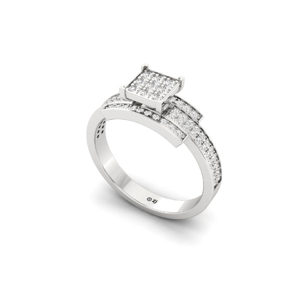 Bold Minimalist CVD Diamond Band Ring